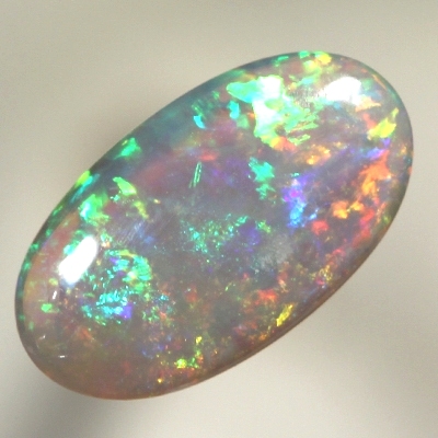 SOLID CRYSTAL OPAL Bright golden multicolour sparkles